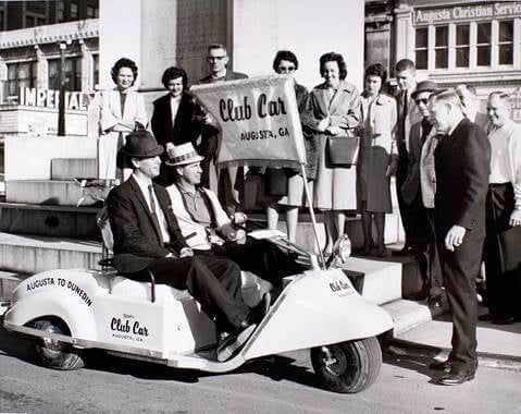 In 1962, Club Car CEO & Son Drove 450+ Miles to Dunedin, FL in a Golf Cart From Augusta, Georgia
