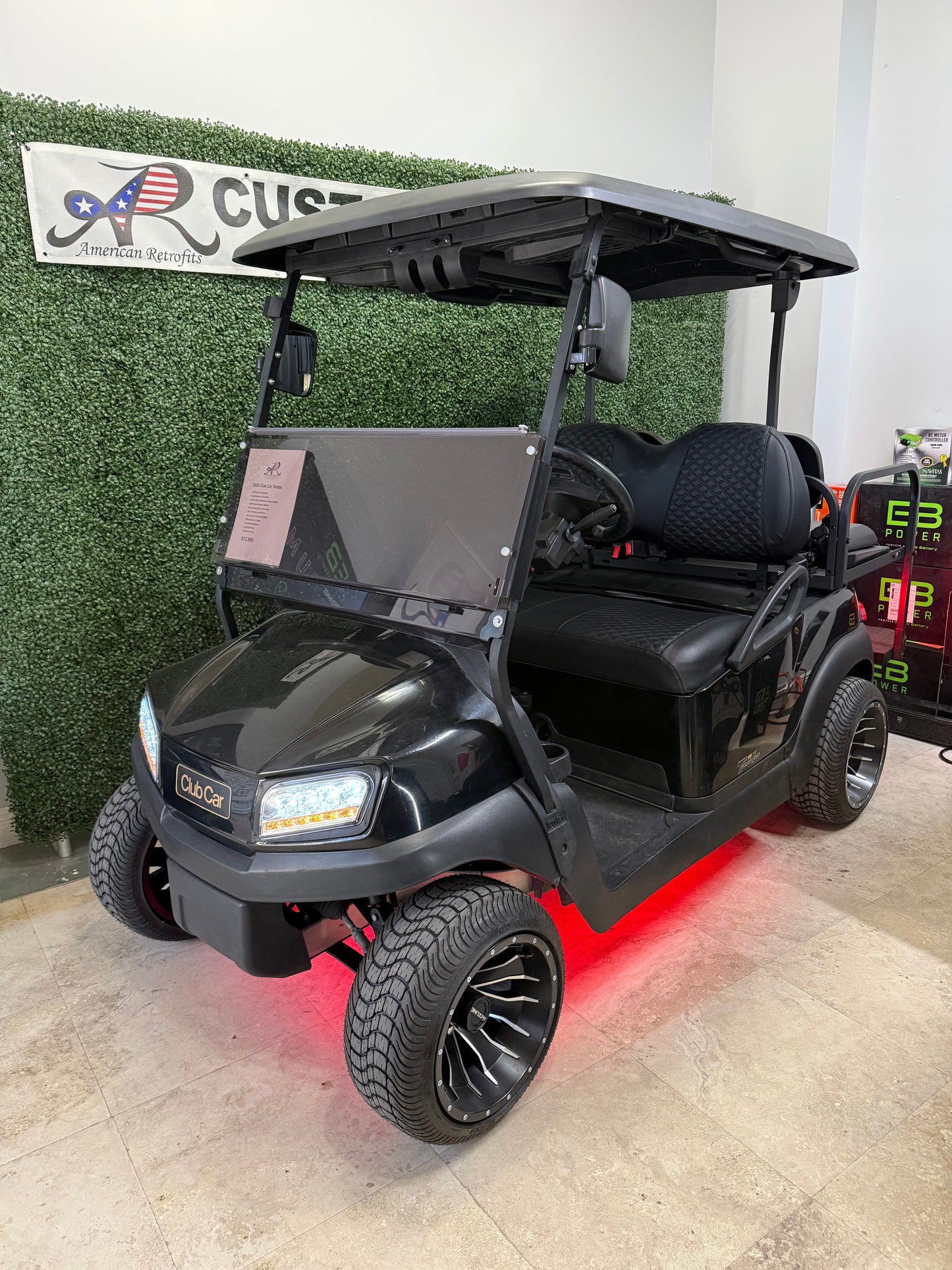 2020 Club Car Tempo 33 MPH EcoBattery Lithium | American Retrofits Signature Series