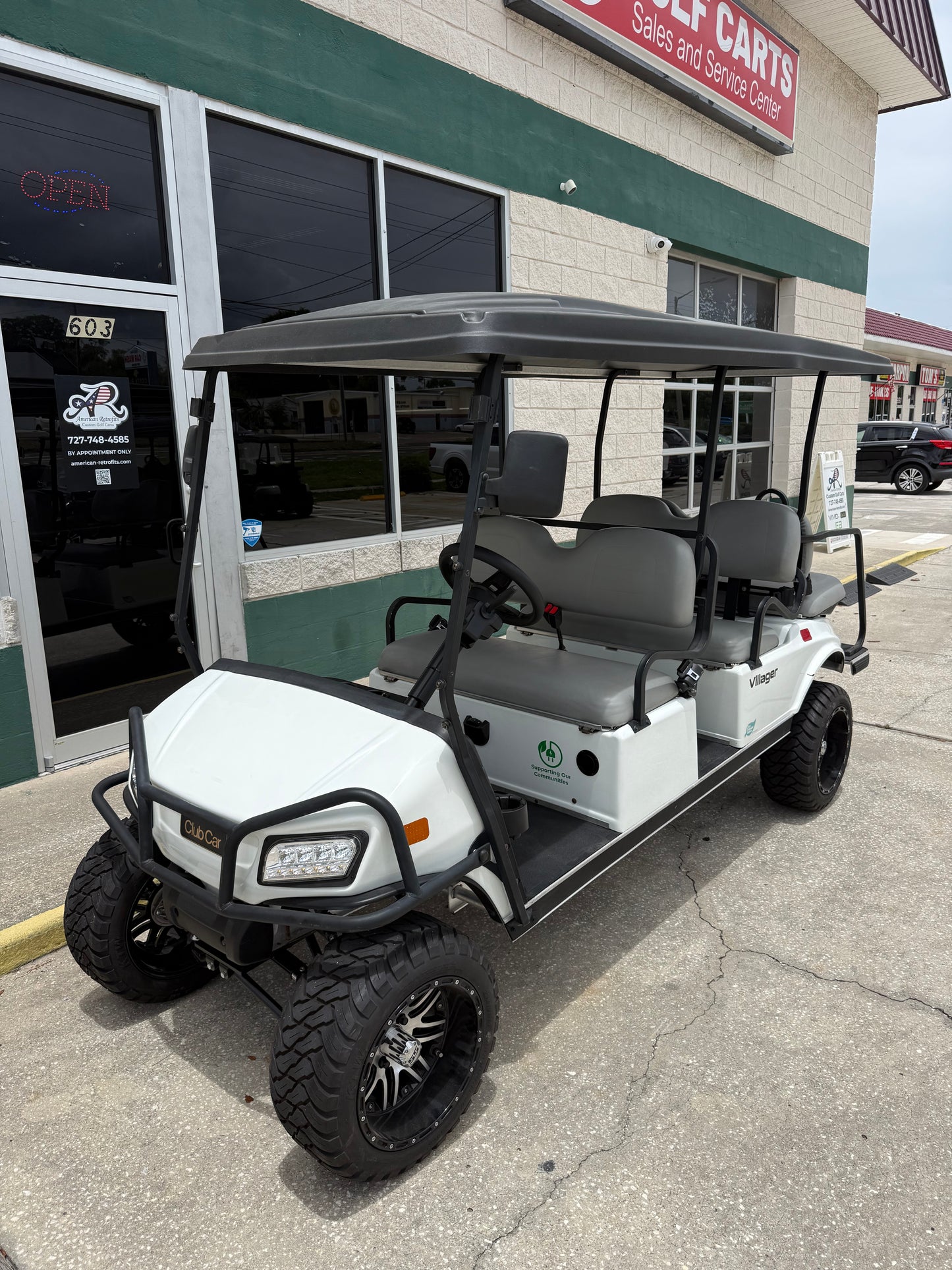 2020 Club Car Villager 6 | 35+ MPH EcoBattery AC Lithium | Certified Refurbished
