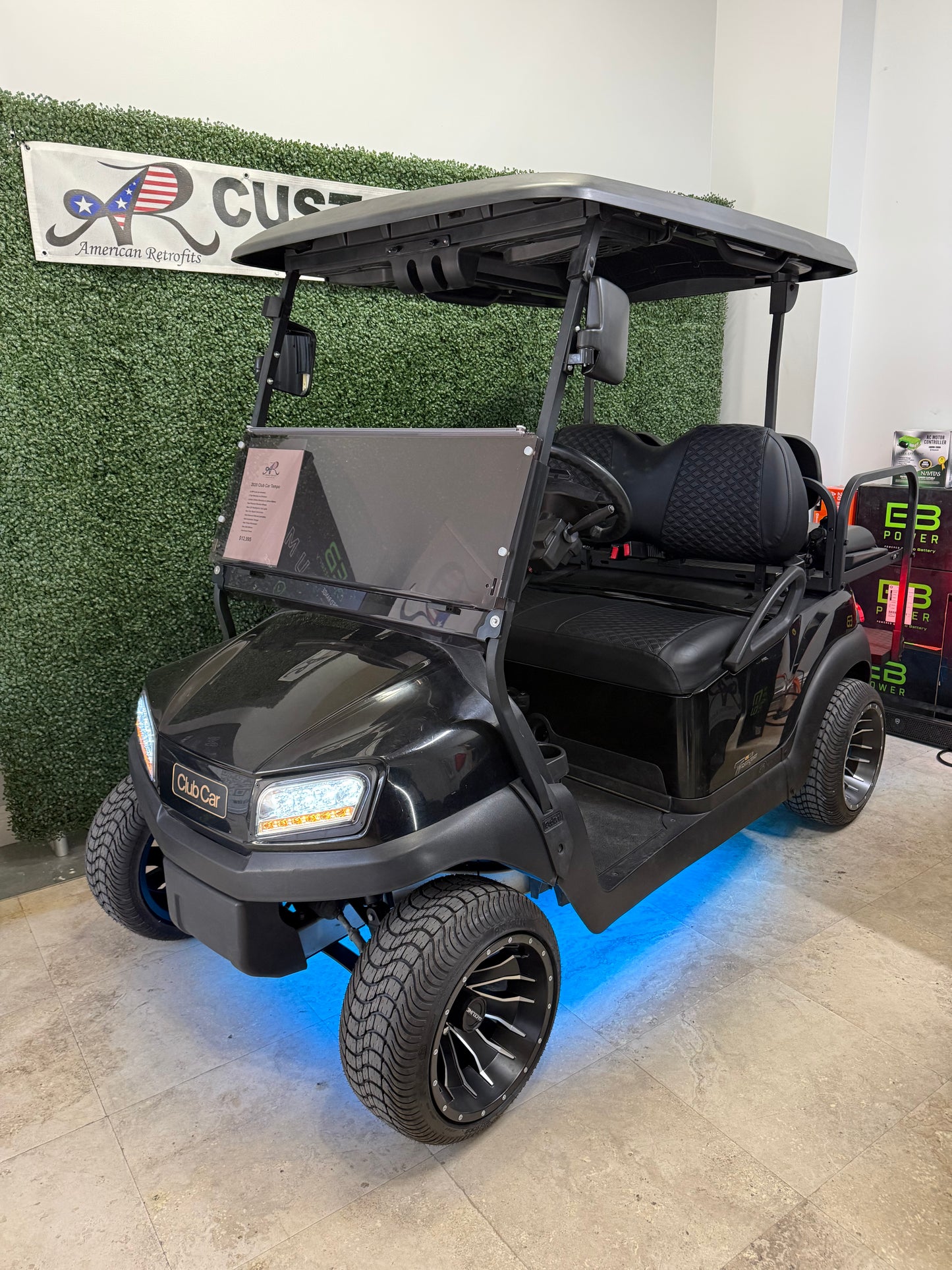 2020 Club Car Tempo 33 MPH EcoBattery Lithium | American Retrofits Signature Series